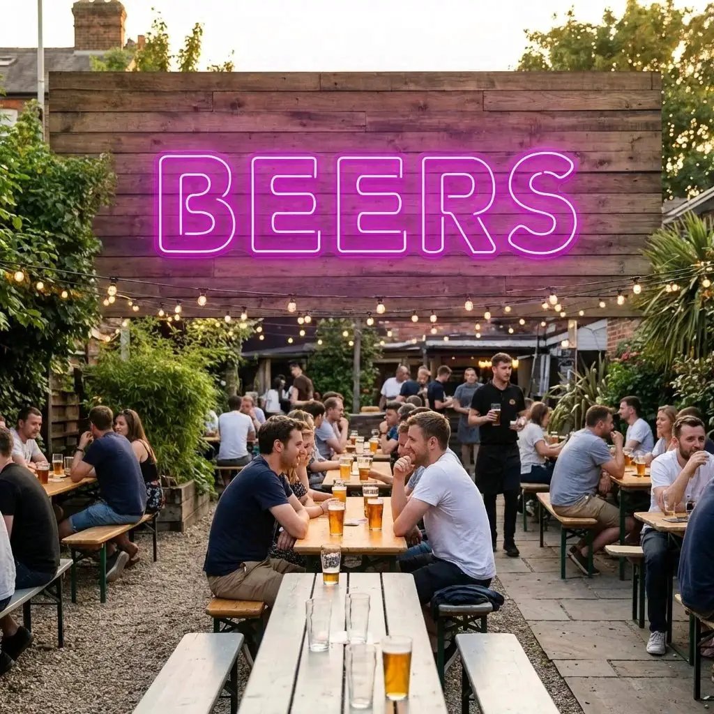 Beers Led Neon Sign Light