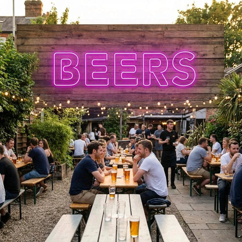 Beers Led Neon Sign Light