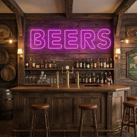 Beers Led Neon Sign Light