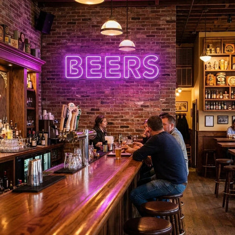 Beers Led Neon Sign Light