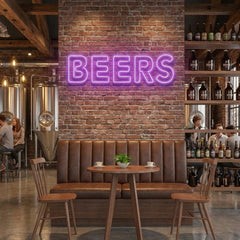 Beers Led Neon Sign Light