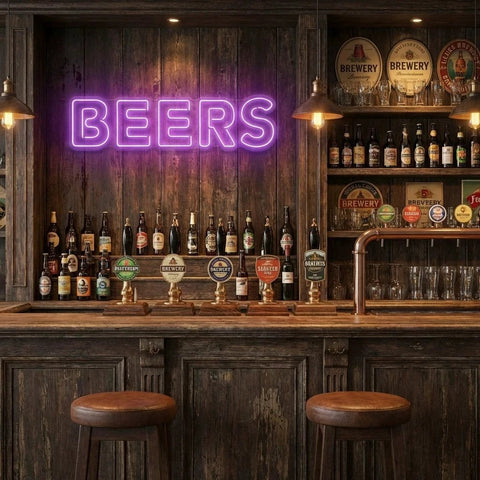 Beers Led Neon Sign Light