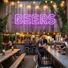 Beers Led Neon Sign Light