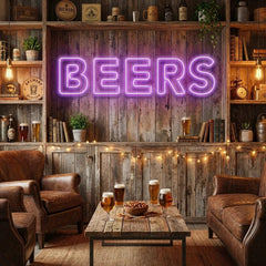 Beers Led Neon Sign Light