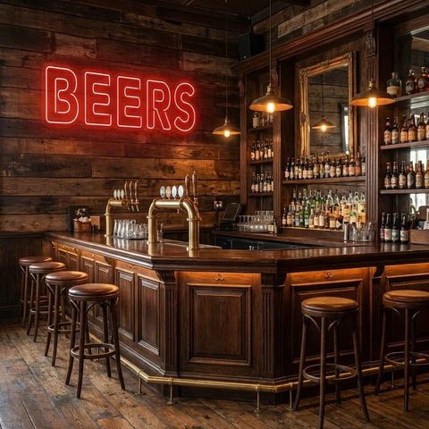 Beers Led Neon Sign Light