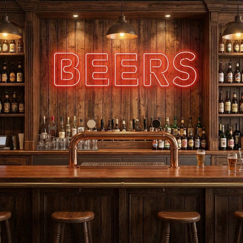 Beers Led Neon Sign Light