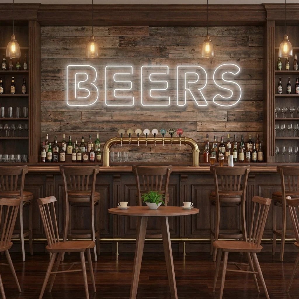 Beers Led Neon Sign Light
