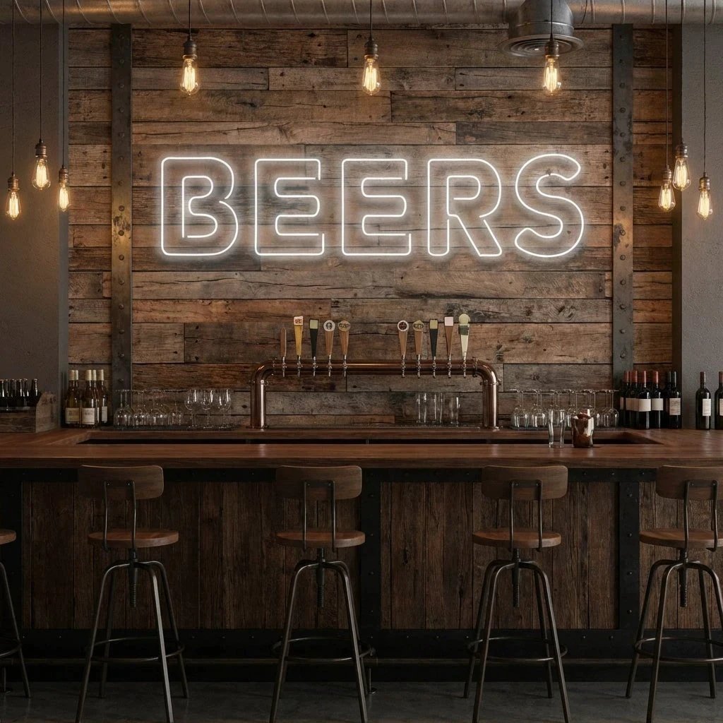 Beers Led Neon Sign Light