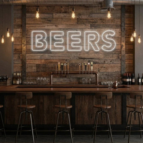 Beers Led Neon Sign Light