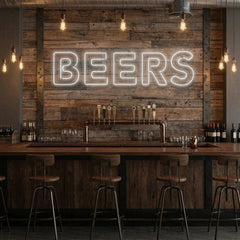 Beers Led Neon Sign Light