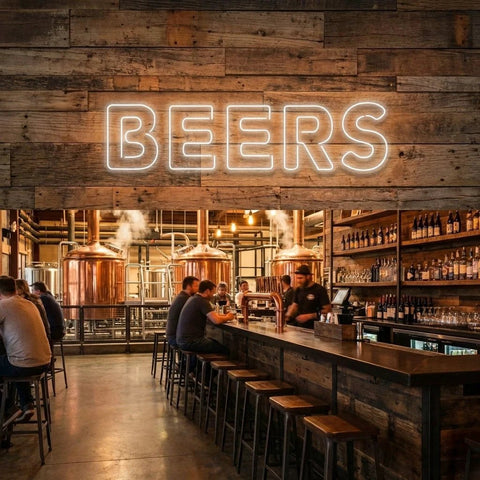Beers Led Neon Sign Light