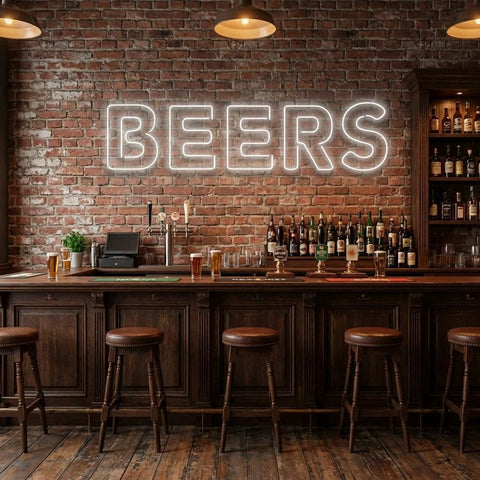 Beers Led Neon Sign Light