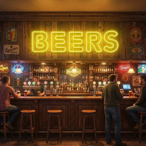 Beers Led Neon Sign Light