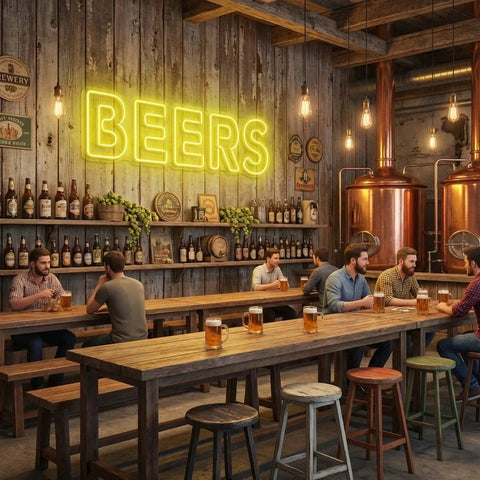 Beers Led Neon Sign Light