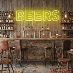 Beers Led Neon Sign Light