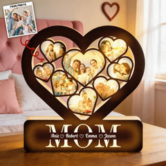 Best Mom Custom Multi Photo Mother's Day - Personalized Light Box