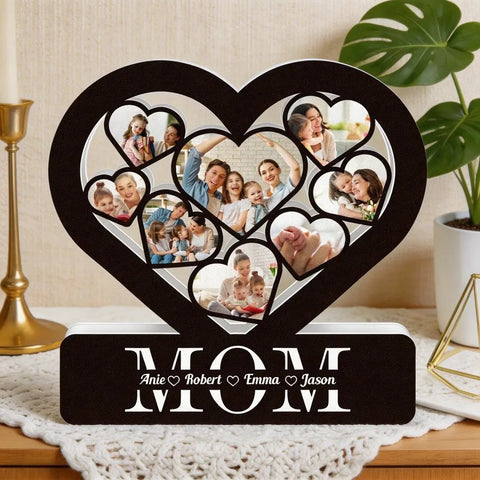 Best Mom Custom Multi Photo Mother's Day - Personalized Light Box