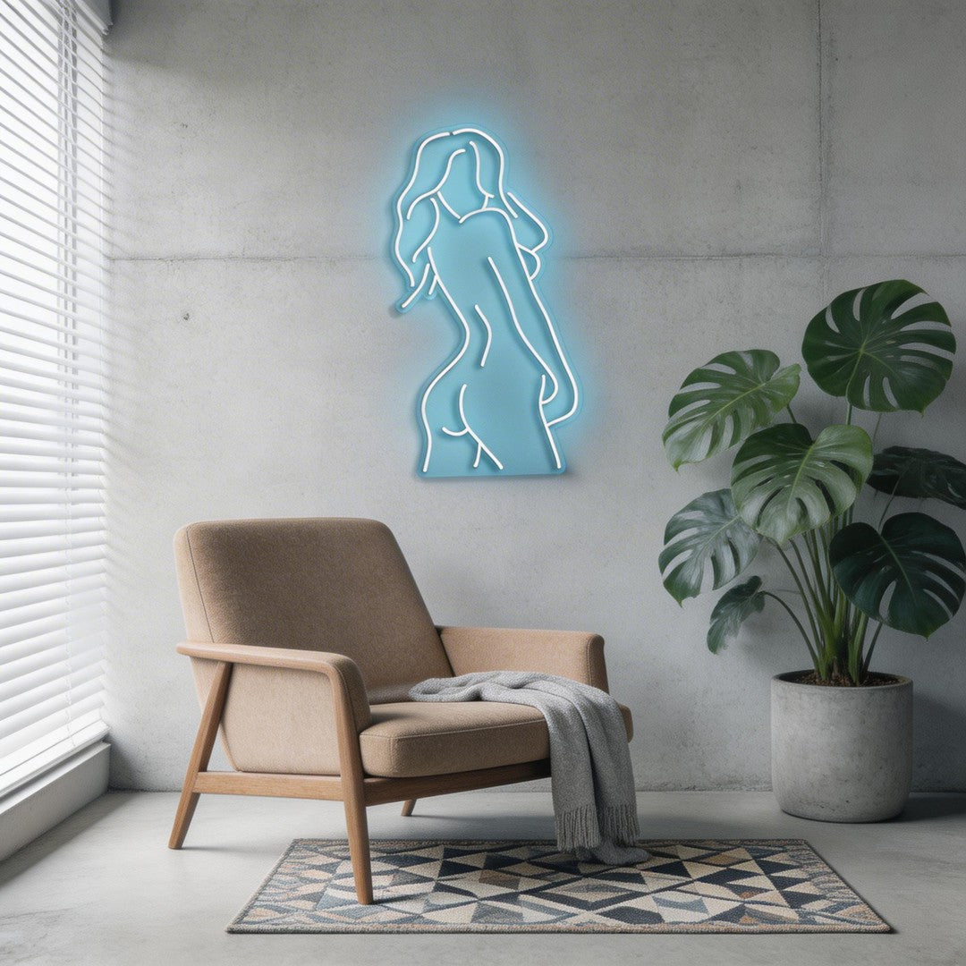 Beauty Pose Neon Sign