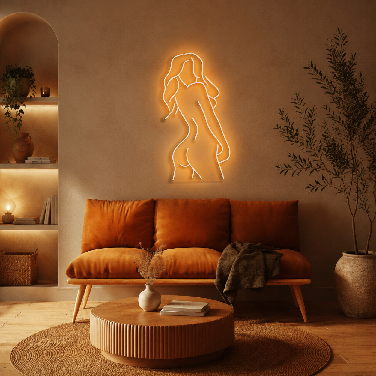 Beauty Pose Neon Sign