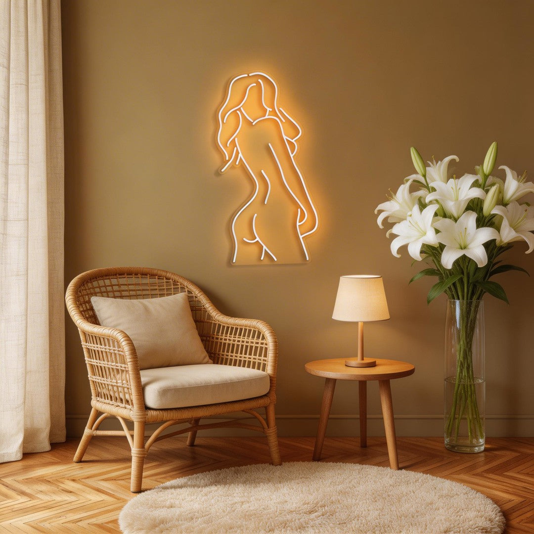 Beauty Pose Neon Sign