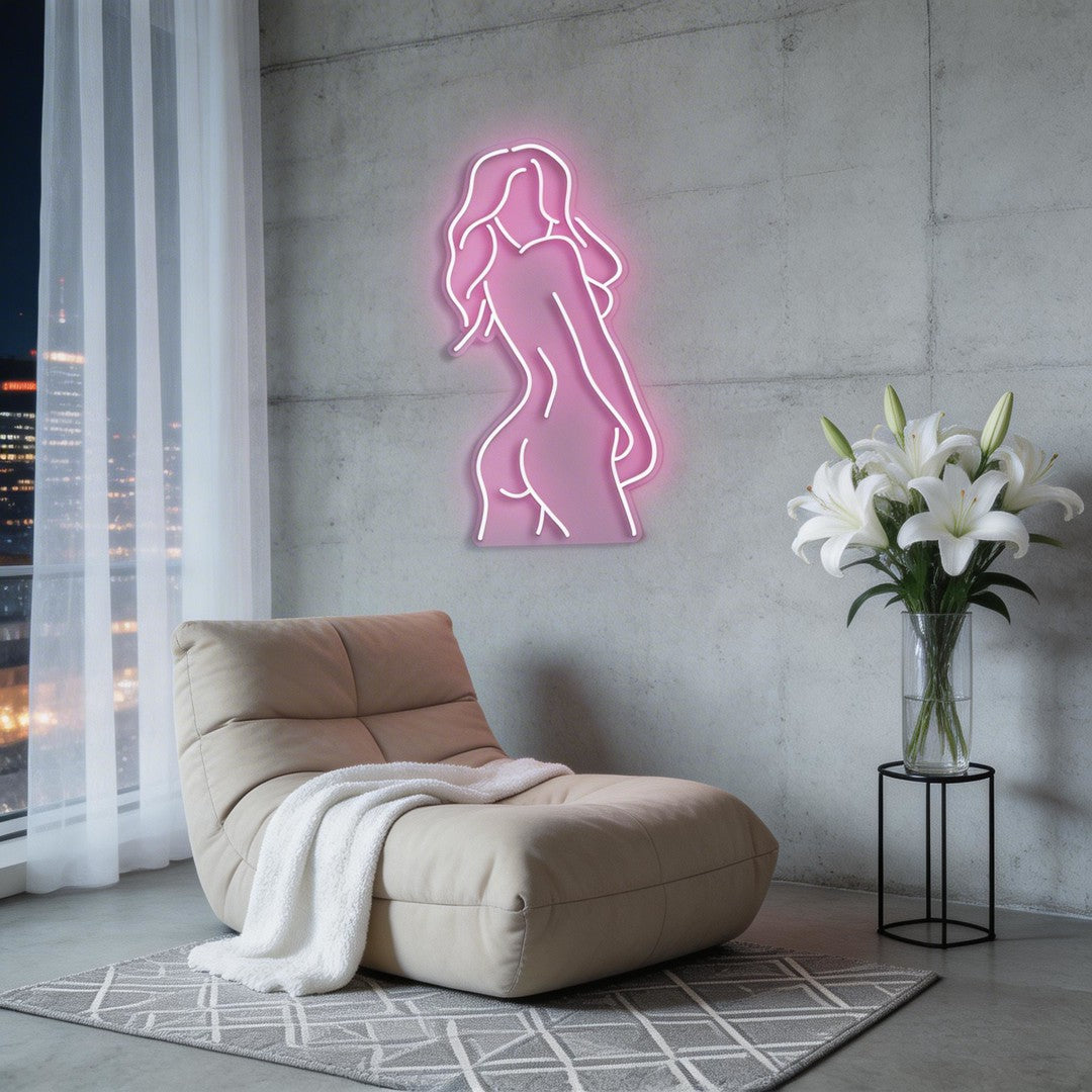 Beauty Pose Neon Sign