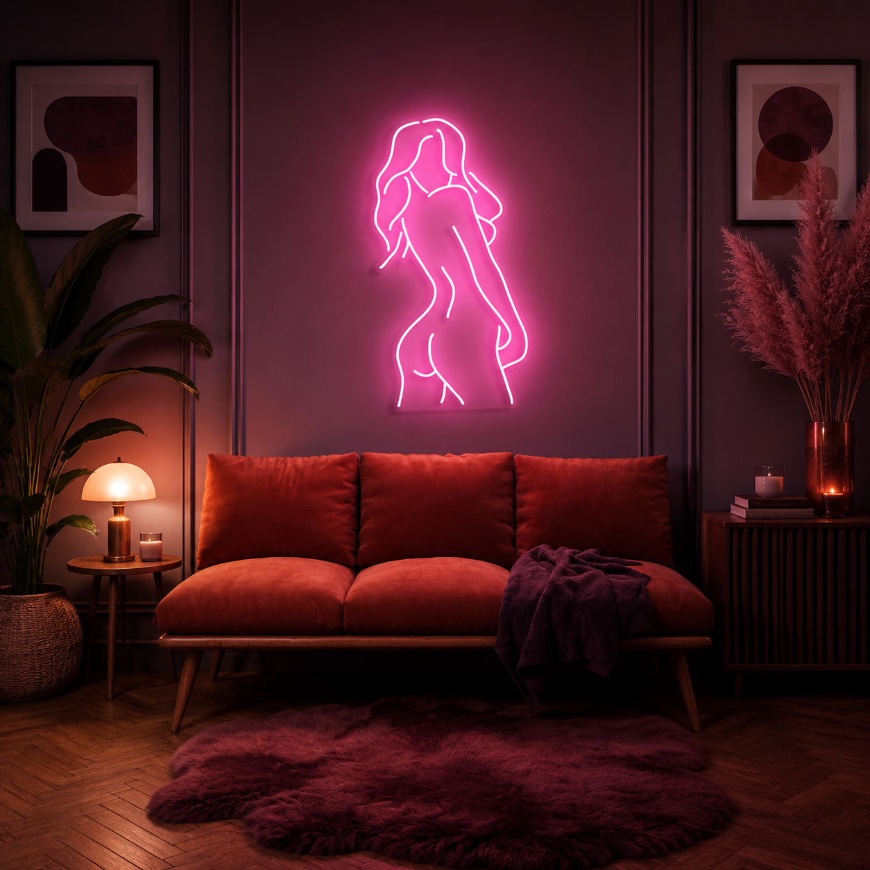 Beauty Pose Neon Sign
