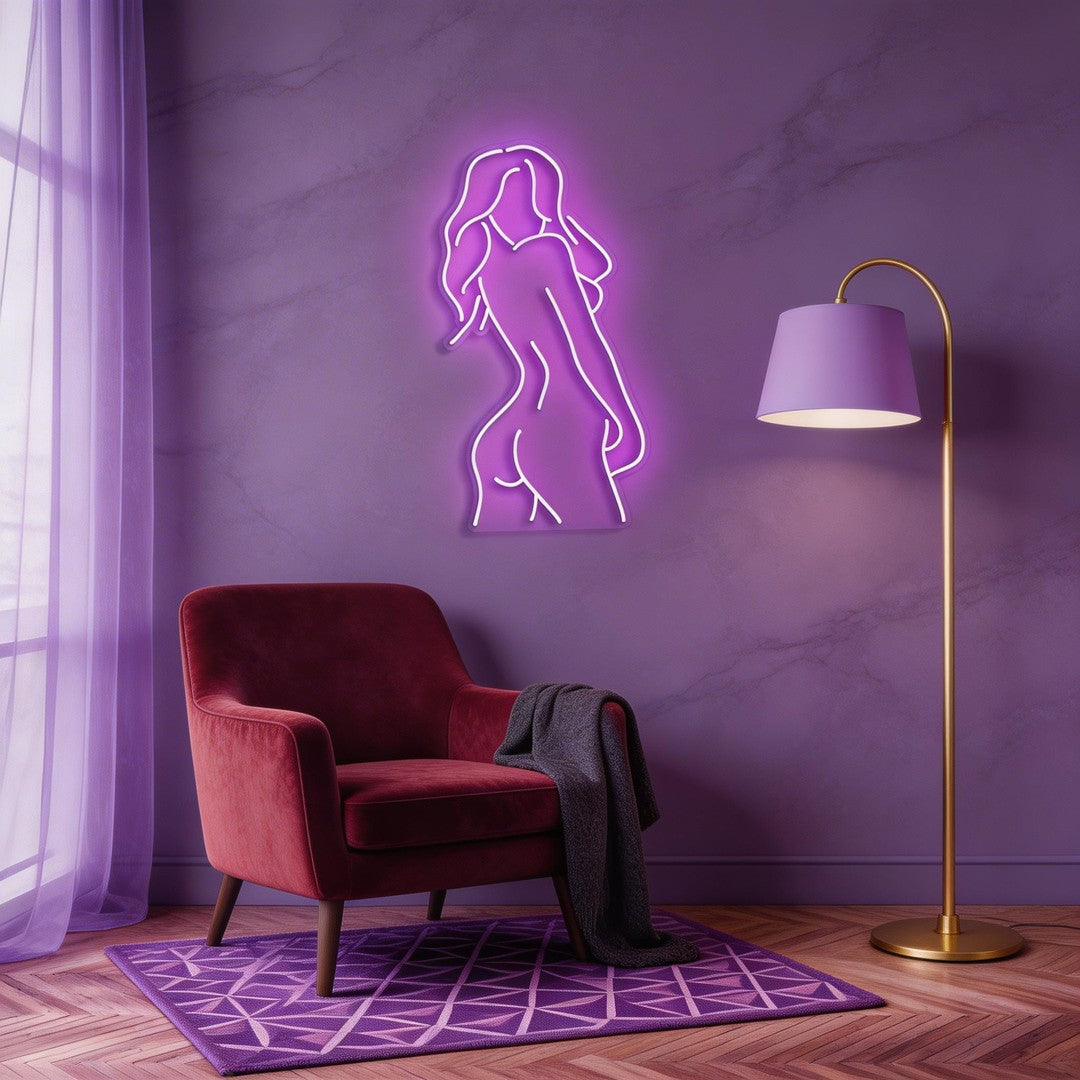 Beauty Pose Neon Sign