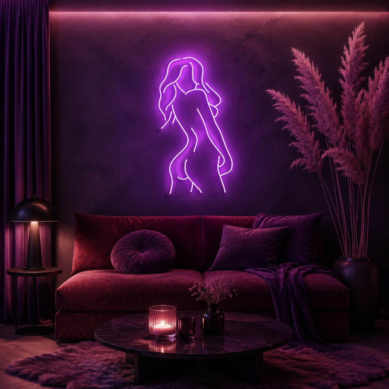 Beauty Pose Neon Sign
