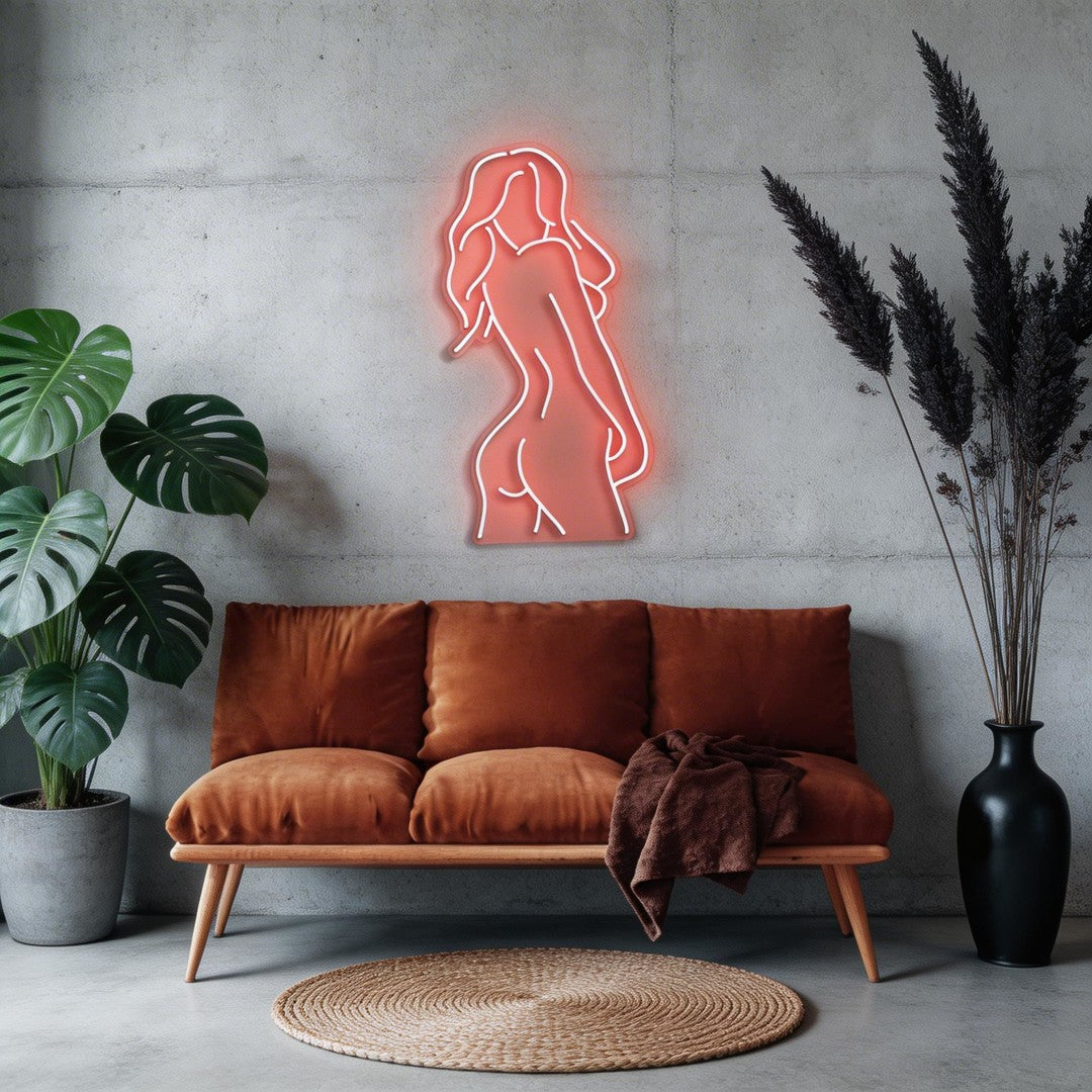 Beauty Pose Neon Sign