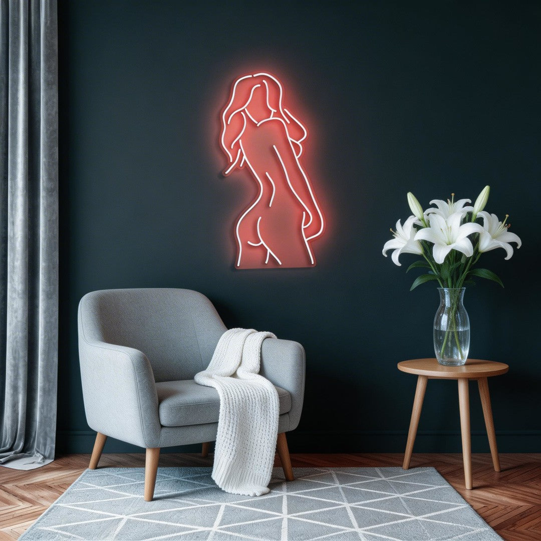 Beauty Pose Neon Sign