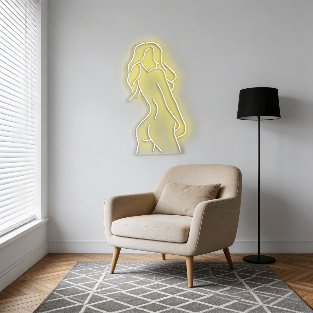 Beauty Pose Neon Sign