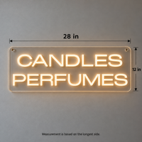 Candles Perfumes Custom LED Neon Sign