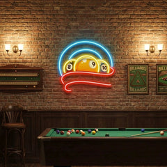 Billiard, Pool And Snooker Artwork Led Neon Sign Light