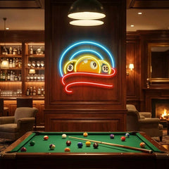 Billiard, Pool And Snooker Artwork Led Neon Sign Light