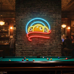 Billiard, Pool And Snooker Artwork Led Neon Sign Light