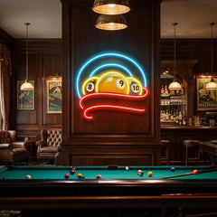 Billiard, Pool And Snooker Artwork Led Neon Sign Light