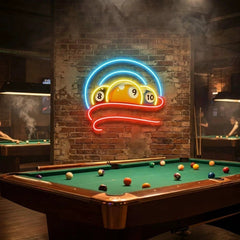 Billiard, Pool And Snooker Artwork Led Neon Sign Light