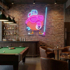 Billiards Room Decor, Gift For Pool Player Artwork Led Neon Sign Light