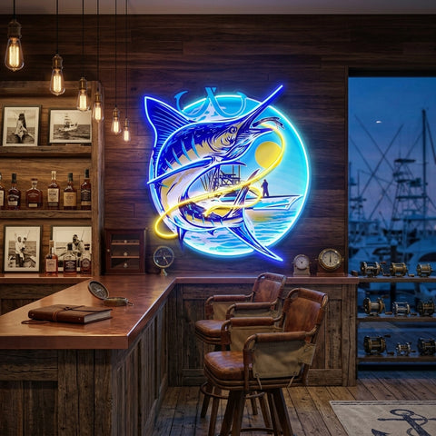 Blend with The Ocean Waves LED Neon Sign Light Pop Art