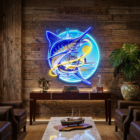 Blend with The Ocean Waves LED Neon Sign Light Pop Art