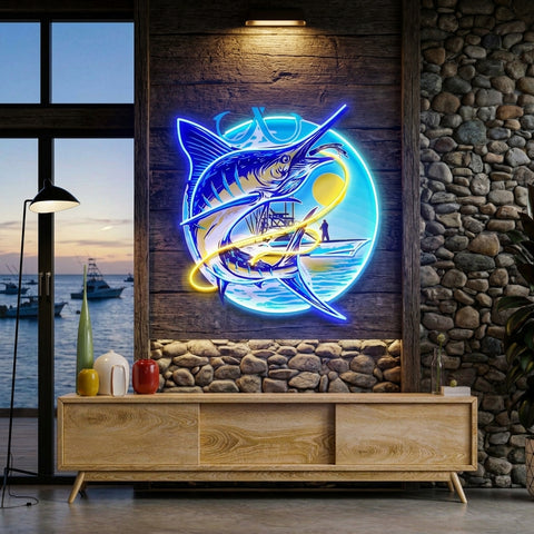 Blend with The Ocean Waves LED Neon Sign Light Pop Art