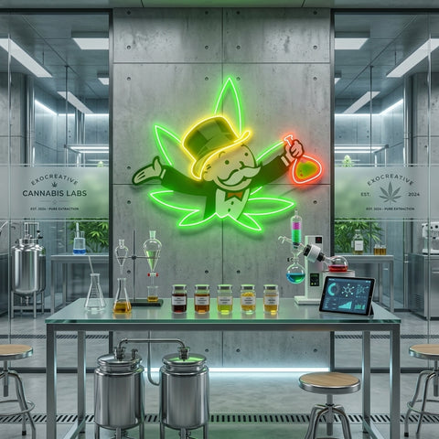 Bongopoly Led Neon Acrylic Artwork Led Neon Sign Light