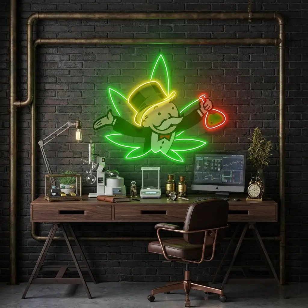 Bongopoly Led Neon Acrylic Artwork Led Neon Sign Light