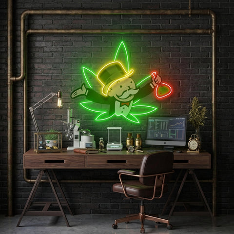 Bongopoly Led Neon Acrylic Artwork Led Neon Sign Light