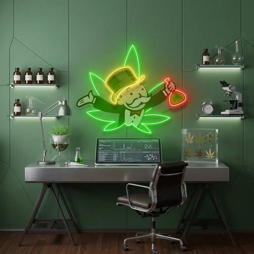 Bongopoly Led Neon Acrylic Artwork Led Neon Sign Light