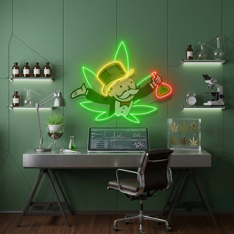 Bongopoly Led Neon Acrylic Artwork Led Neon Sign Light