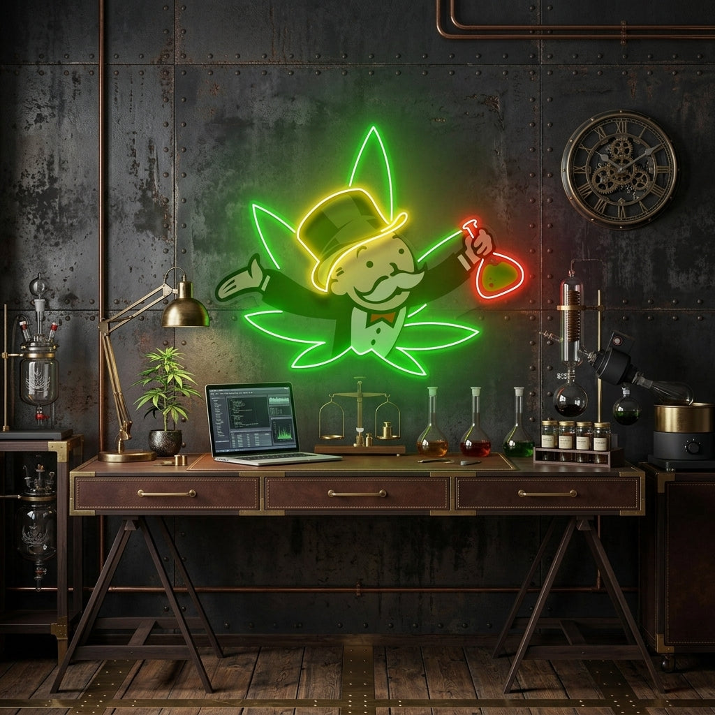 Bongopoly Led Neon Acrylic Artwork Led Neon Sign Light