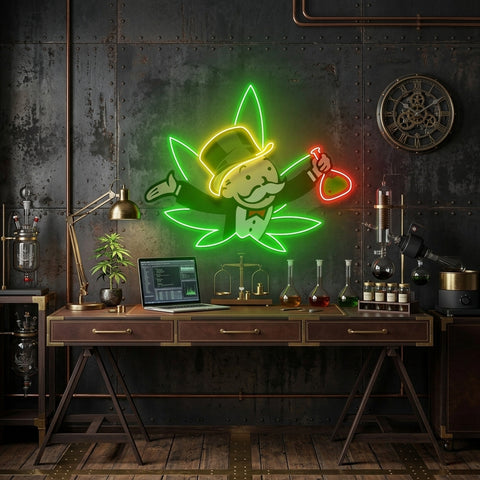 Bongopoly Led Neon Acrylic Artwork Led Neon Sign Light