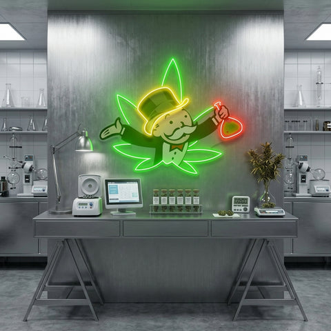 Bongopoly Led Neon Acrylic Artwork Led Neon Sign Light
