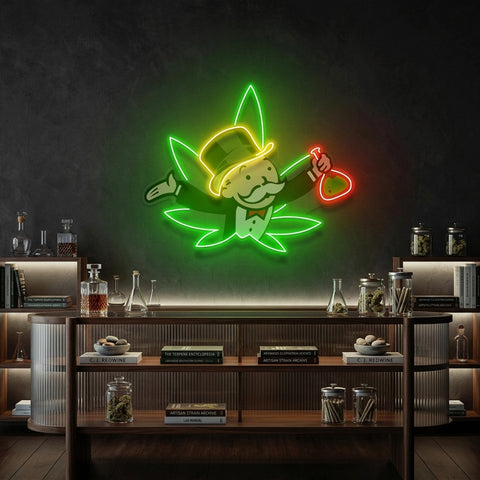 Bongopoly Led Neon Acrylic Artwork Led Neon Sign Light